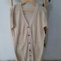 Gambar Cream Long Outer Cardigan dari Thrift By Joneli undefined 2 Tokopedia