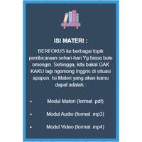 Gambar Paket Buku+Video Terapi Jago Ngomong Bahasa Inggris dari Mr Bob Kampung Inggris undefined 5 Tokopedia