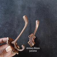 Gambar kapstok Cantolan baju topi Kuningan - Brass hook dari Annurybrassjuwana undefined 1 Tokopedia