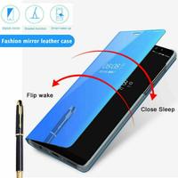 Gambar Vivo Y12 / Y17 2017 Flip Mirror Sarung Clear View Standing Book Cover - UNGU/SILVER dari Indo Smart Acc Hp undefined 4 Tokopedia