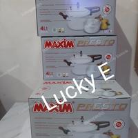 Gambar maxim panci presto 20cm 4 liter/pressure cooker dari Lucky Elektrik undefined 3 Tokopedia