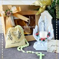 Gambar Gift Hadiah Rohani Tempat Lilin Tangan Keluarga Kudus atau Maria dari jual patung rohani undefined 2 Tokopedia