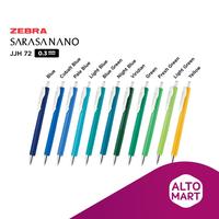 Gambar Zebra Sarasa NANO 0.3 mm Gel Pen Pulpen - GREEN dari Alto Mart undefined 2 Tokopedia