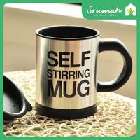 Gambar Gelas Pengaduk Otomatis Kopi / Teh Self Stirring Mug - Random dari SrumahID undefined 5 Tokopedia