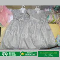 Gambar gaun pesta warna silver abu 1-4/dress anak perempuan mewah/ baju murah dari melonialaris undefined 1 Tokopedia