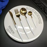 Gambar Cutlery Set Gift Box Hampers Lebaran |Dinner Ware 304 Knife Spoons - rosegold dari Mega Indo Grosir undefined 4 Tokopedia