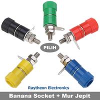 Gambar Banana Plug Female Socket Konektor Soket Speaker Jack Terminal Jepit 4 - Merah dari Mirorim.Indonesia undefined 1 Tokopedia