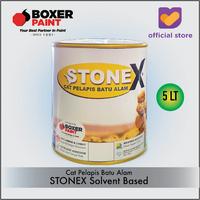 Gambar Cat Pelapis Batu Alam STONEX Solvent Based (5 lt) - Clear Gloss dari Boxer Paint Official Store undefined 1 Tokopedia