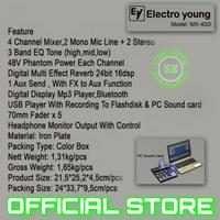 Gambar mixer 4 channel original electro young mx402i usb bluetooth recording dari SUMMARECON ELEKTRONIK undefined 2 Tokopedia