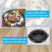 Gambar TOP Panci Sukiyaki Bulgogi 2in1 BBQ Grill Hot Pot Shabu Panggang GP-38 dari TOPSOUL undefined 2 Tokopedia