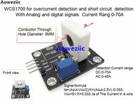 Gambar WCS1700 Sensor Arus AC DC Hall Current Max 70A Analog & Digital Output dari Rajacell Bekasi undefined 2 Tokopedia