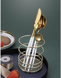 Gambar Cutlery Set Gift Box Hampers Lebaran |Dinner Ware 304 Knife Spoons - rosegold dari Mega Indo Grosir undefined 3 Tokopedia