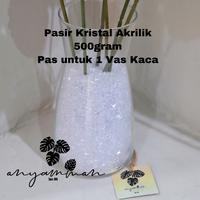 Gambar Pasir Kristal Akrilik Bening Untuk Vas Bunga Kaca dari Anyamman undefined 1 Tokopedia