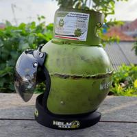 Gambar HELM GAS LPG - HELM UNIK TABUNG GAS - HELM LUCU - RETRO HELM RINGAN - - Hijau dari inka`shop undefined 2 Tokopedia