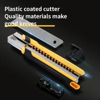 Gambar Deli Cutter Pisau Baja 25mm SK4 Sistem Kunci Otomatis Perkakas EDL025 Pemotong dari Deli Tools Official undefined 4 Tokopedia