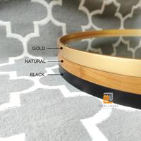 Gambar CERMIN BULAT JATI DM60 CM CERMIN DEKORASI DINDING WASTAFEL DAN LAINYA - NATURAL dari emyouconcept undefined 4 Tokopedia