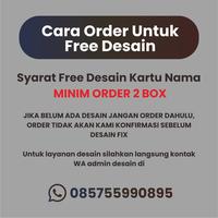 Gambar Cetak Kartu Nama 1 sisi 1 box (isi 100) laminasi doff dari FINEST PRINTING undefined 3 Tokopedia