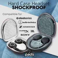 Gambar Hard Case Headphone SONY WH-XB700 WH-CH710N MDR-XB950BT MDR-XB550AP - EXT BLACK, INT WHITE dari iPads. undefined 2 Tokopedia