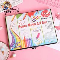 Gambar Crayon Super Mega Art Set 168 Pcs Alat Pensil Warna Melukis - 208 dari Baby Jersey cuit undefined 4 Tokopedia