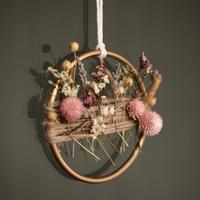 Gambar Dried Flower Hanging Decoration / Gold Flower Hoop / Aksesoris Hiasan - 7,5 cm dari Hanabira Jakarta undefined 1 Tokopedia