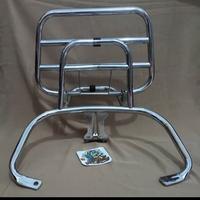 Gambar Back Rack Sandaran Belakang Vesva LX S Aksesoris Motor Vesva Matic - Crome, LX dari VespaID undefined 4 Tokopedia