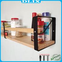 Gambar RAK DINDING TEMPEL SERBAGUNA BUKU DAPUR VINTAGE INDUSTRIAL - Lebar 20 cm, panjang 80 cm dari TeKa deco_NEW undefined 2 Tokopedia