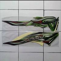 Gambar Sticker Striping Lis List Body Mio Soul Karbu 2008 Hitam Hijau dari Familystickermotor undefined 2 Tokopedia