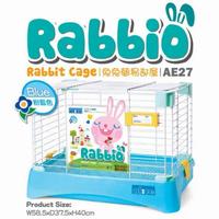 Gambar AE27 Alice Rabbio Rabbit Cage Blue Kandang Kelinci Marmut Guine Pig dari Freedom Pet store undefined 1 Tokopedia