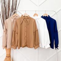Gambar Atasan wanita lengan panjang kemeja wanita remaja fashion muslim - Mocca, all size dari ZOLLAM STORE undefined 1 Tokopedia