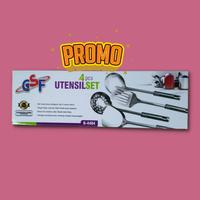 Gambar Spatula set isi 4, 6 &7pcs.kichen tools peralatan untuk masak. - 4pcs dari JUJUSIDKI undefined 5 Tokopedia