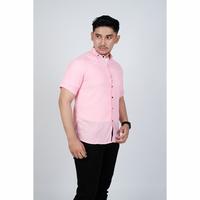 Gambar Kemeja Pria Lengan Pendek Polos Kantor Kerja Formal Slimfit Slim Fit - Biru, M dari G9_Official undefined 5 Tokopedia