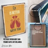 Gambar Hiasan Dinding Minimalis / Wall Decor Abstrak Alam 20x30CM MDF 9MM - AM-000, MDF dari Decorage Store undefined 5 Tokopedia