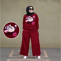 Gambar Set Jumbo Indah / setelan wanita / setelan hijabers / bisa COD - Dusty dari GEO Shop_NEW undefined 2 Tokopedia