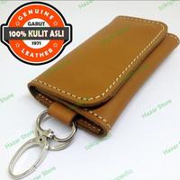 Gambar Gantungan Kunci Motor Mobil Dompet STNK Kulit Asli Custom Nama Logo - Tan Original, Tambah Nama dari Hazar Store undefined 1 Tokopedia