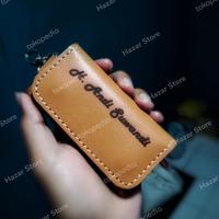 Gambar Gantungan Kunci Motor Mobil Dompet STNK Kulit Asli Custom Nama Logo - Tan Original, Tambah Nama dari Hazar Store undefined 2 Tokopedia