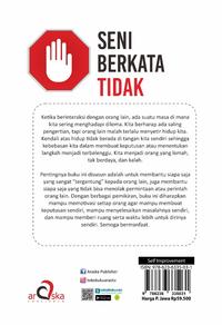 Gambar Buku Seni Berkata Tidak : Menjadi Pribadi Tangguh - Araska Publisher dari Starbooks Jakarta undefined 3 Tokopedia