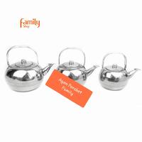 Gambar Teko Ceret Kettle Stainless Bulat 16 cm Ketel Pemanas Air Teh Kopi 2Lt dari Agen Family Perabot undefined 5 Tokopedia
