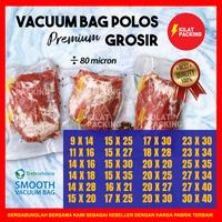 Gambar Plastik Vacum Vacuum Bag POLOS EMBOSS Vakum Sealer Delkochoice Satuan - EMBOSS 90mic, 22 x 45 cm dari kilat packing undefined 4 Tokopedia