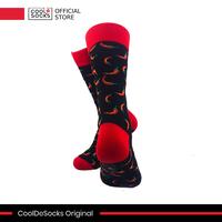 Gambar CoolDeSocks Original | Kaos Kaki Motif - Chilli Red dari CoolDeSocks undefined 3 Tokopedia