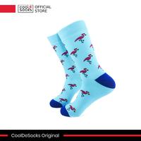 Gambar CoolDeSocks Original | Kaos Kaki Motif - Pink Flamingos Baby Blue dari CoolDeSocks undefined 2 Tokopedia
