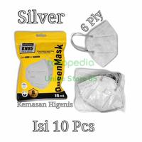 Gambar masker kn95 6ply queen mask 1 pack isi 10pcs warna warni soft original - Putih dari uniq store 05 undefined 5 Tokopedia