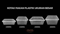 Gambar Thinwall 2000 ML Persegi / Kotak Makan Plastik - 048e dari Sendoek undefined 3 Tokopedia