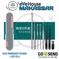 Gambar Makassar V134 Alat pembersih telinga 1 set isi 8 pcs alat korek kuping dari Eve house undefined 1 Tokopedia