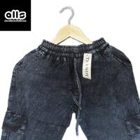 Gambar Celana Panjang Cargo Joger Wanita Snow / Celana Cargo Jeans Wash - Snow-Black dari Alls_Collection undefined 4 Tokopedia