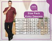 Gambar Kekesumut Baju Koko dan Gamis Dewasa SRH 2102 Keke Busana Muslim - koko, M dari Kekesumut undefined 5 Tokopedia