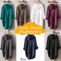 Gambar LONG SLEEVE ASYMMETRIC / PAKAIAN WANITA MURAH / ATASAN WANITA / OOTD - green dari Lifefashion.id undefined 1 Tokopedia