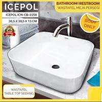 Gambar wastafel cuci tangan ICEPOL CB 2258 - Body only dari AIR SANITARY undefined 1 Tokopedia