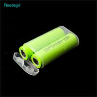 Gambar Wadah Baterai 18650 / Case / Kotak Battery isi 2 Slot Bulat dari Finedego undefined 2 Tokopedia