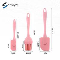 Gambar paket spatula 3in1 alat memasak set/ 3pcs spatula scraper brush tools - 3PCSSPATULABLUE dari samiya jaya undefined 3 Tokopedia