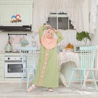 Gambar Baju Lebaran Keluarga Raggakids Gamis Koko bahan Kaos RG 54 Hijau - XS, Koko Anak dari Safinahstore undefined 4 Tokopedia